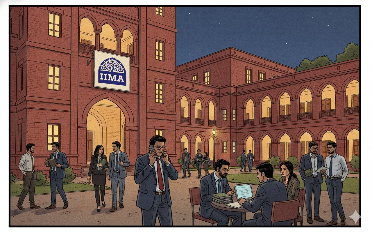 Image for the 'IIM-Ahmedabad' panel.